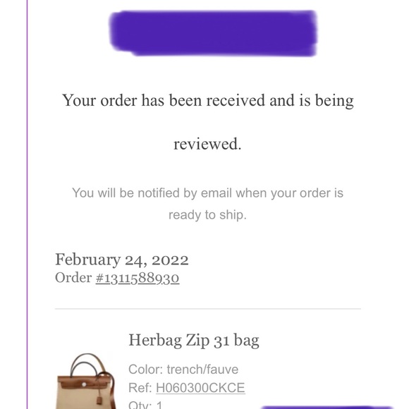 New HERMÈS Herbag Zip 31 bag Trench/Fauve Leather w/Canvas Brown/Khaki - Picture 8 of 8